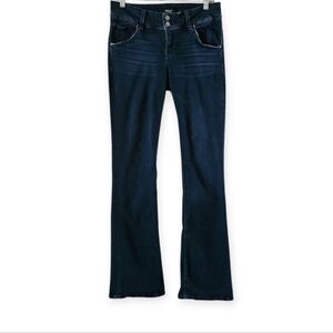 Hudson Low Rise Signature Bootcut Jeans Dark Wash Blue